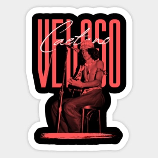 Caetano veloso///original retro Sticker